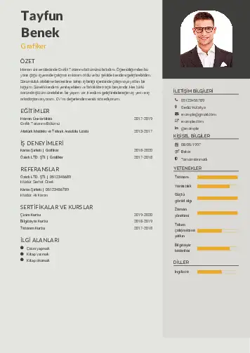 Öğrenci Cv Örnekleri cv indir